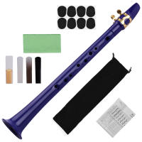Saxofón Mini De Bolsillo C Con 11 Agujeros ABS Con Boquilla De Alto 4 Piezas De Acrílico 8 Piezas De Almohadillas Dentales 8 Piezas De Reeds Y Carteles De Dedos - details 16