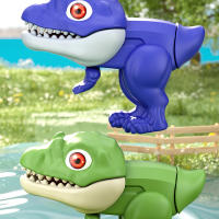 Pistola De Agua De Dinosaurio Para Niños Juego De Agua Para El Verano Juguetes De Playa Para El Baño Pistola De Agua Para Bebés Y Niños Pequeños - details 0