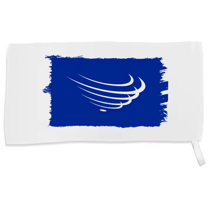 MERCHANDMANIA TOALLA PEQUEÑA ABSORBENTE bandera union naciones sudamericanas paises suave personalizada con cinta elastica - 1