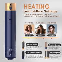 Juego De 5 En 1 Estilizador De Pelo Con Secador Cepillo Rizado Y Liso Ión Negativo Aire Caliente Para El Estilo De Mujeres - details 6