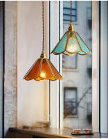 Lámpara Colgante De Isla De Cocina Colorida De Vidrio ChandelierSuspensión Para Sala De Estar Comedor Hotel Tienda Moderno Estilo - details 13