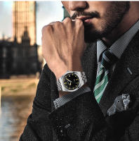 Reloj Mecánico Automático ADDIESDIVE Para Hombre Resistente Al Agua Con Luminiscencia Y Calendario Completo Pulsera De Acero Inoxidable Estilo Lujo - details 11
