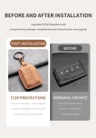 Funda De Llave De Coche En Cuero Para Great Wall GWM WEY TANK 300 500 Carcasa De Auto Para Llave De Remoto Con 4 Botones - details 2