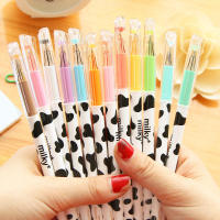 Esto Es Un Set De 12 Bolígrafos De Gel Coloridos Diamante Neutrales Kawaii Cow Para Escuela Y Oficina Regalos Para Amigos Y Estudiantes Suministros Escolares - details 0