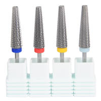 Broca De Uñas 5-en-1 24mm Super Larga Taperada De Carburo Para Taladro Eléctrico Accesorios De Manicura Corte De Cutícula Y Moldeado - details 9