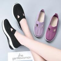 Zapatos De Mujer Verano Nuevo Confort Casual Moda Suela Suave Transpirable Zapato Plano Hueco Para Mujer Zapatos De Vulcanización Adulto Material Superior Algodón - details 7