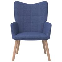vidaXL Sillón de relax de tela Gris claro, Gris oscuro, Crema Sillon Dormitorio Sillon Comodos Silla Relax Sillón Sofá - details 4