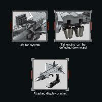 SEMBO Serie Militar Avión De Combate En Construcción Bloques De Construcción MOC Modelo De Avión Armado Juguetes Regalos Para Niños Y Niñas a Partir De 6 Años - details 2