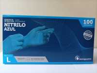 Guantes de nitrilo azul sin polvo ni látex, caja de 10 cajitas con 100 unidades – Ideal para hostelería,limpieza y más. - details 2