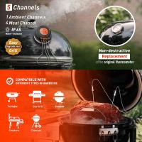 Termómetro Digital Inalámbrico Para Cocina Y Barbacoa Con Bluetooth Control Remoto Smart Probes Aplicación Móvil Compatible - details 1