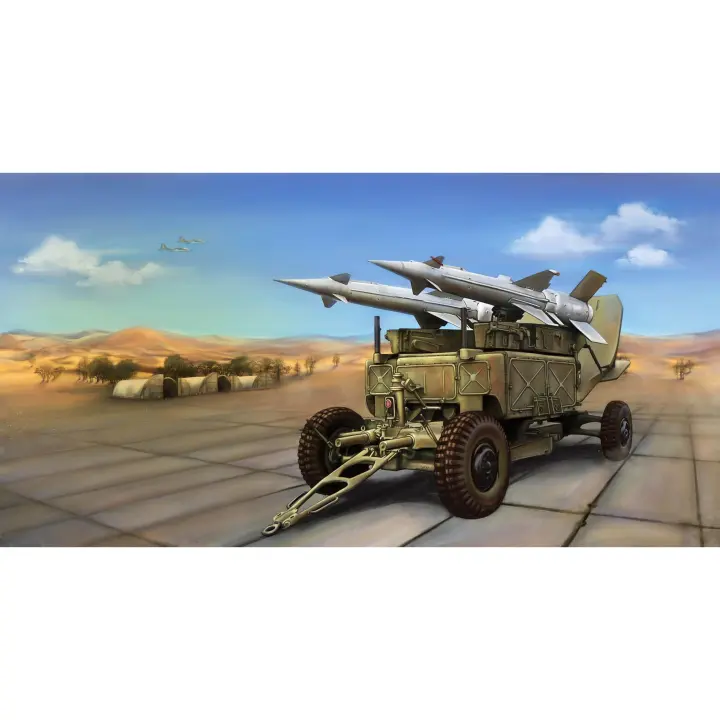 TROMPETER 02354 SOVIÉTICO 5P71 LANZADOR CON 5V27 MISILES PECHORA SA-3B GOA 1/35 - 1