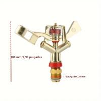 Riega 360 ° Automático Jardín Suelo Metal Swing Arm 6 Puntos Riega Agro Irrigación Drip Juego De Jardinería - details 1