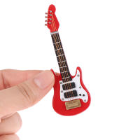 Guitarra Eléctrica De Miniatura Para Muñecas 1:12 Con Música Juguete Musical Decorativo Para Hogar De Muñecas Para Niños - details 2