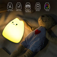 Lámpara Nocturna Para Bebé De Gato Mini Popular 7 Colores Toque Cambio De Color Protección Ocular Luz De Noche Para Dormitorio Regalo Para Niños - details 16
