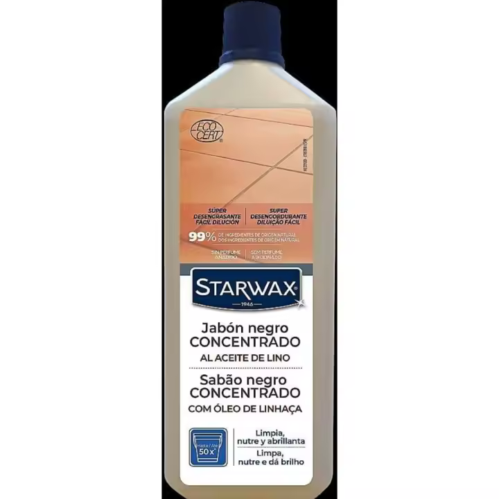 Starwax Jabón Negro al Aceite de Lino 1 litro - 1