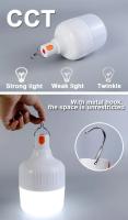 Lámpara De Camping LED Recargable Alta Potencia 200W 80W 60W Con Gancho Portátil Para Emergencias Exteriores BBQ Iluminación De Tenda Bombilla De Lámpara - details 11