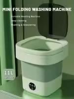 Lavadora portátil, minilavadora, Lavadora plegable de gran capacidad de 11 litros. Limpieza profunda de ropa interior - details 3
