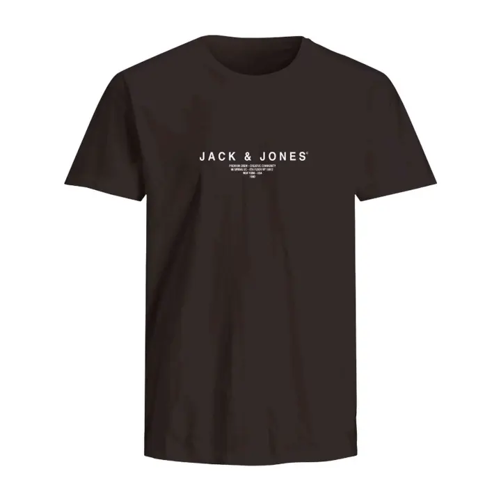 Camiseta de Manga Corta Jack&Jones Harris para hombre en color negro - 1