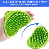 Cepillo de aseo para perros-Cepillo de baño para mascotas-Cepillo de baño con correa ajustable-Mango de goma para perros y gatos de pelo largo y corto - details 3