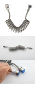 Cabo De Ducha Flexible De Acero Inoxidable Conector De Tubo De Resorte Universal Accesorio De Bidé Para Extensión Y Riega Mano - details 5