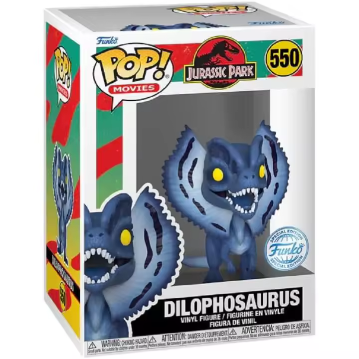 Funko! Pop Vinyl Excl JP Dilophosaurus - Figura de colección exclusiva de la película Parque Jurásico - 1