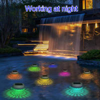 Lámparas Flotantes Para Piscina Recargables De Solar Con Colores RGB Vibrantes Luz De Ambiente Para Bañera Decoración De Fiesta - details 10