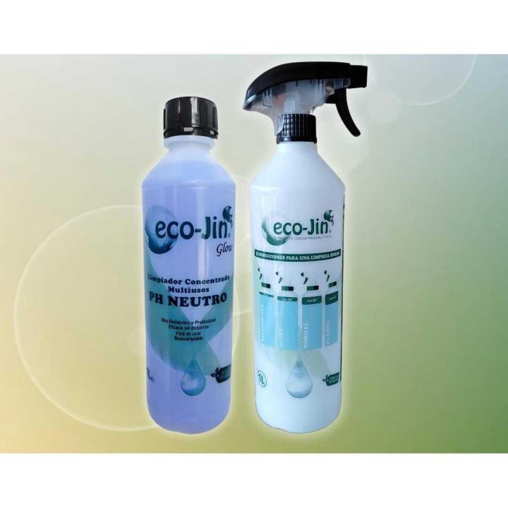 Eco-Jin Detergente Extra Concentrado 1L - Equivalente a 15L + Difusor