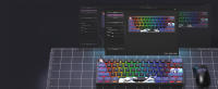 Teclado Mecánico De Juego RGB Intercambiable Hot-Swappable Pudding Keycap TKL 60% Para Laptop Y PC Con Cable Teclado De Computadora Estándar - details 8