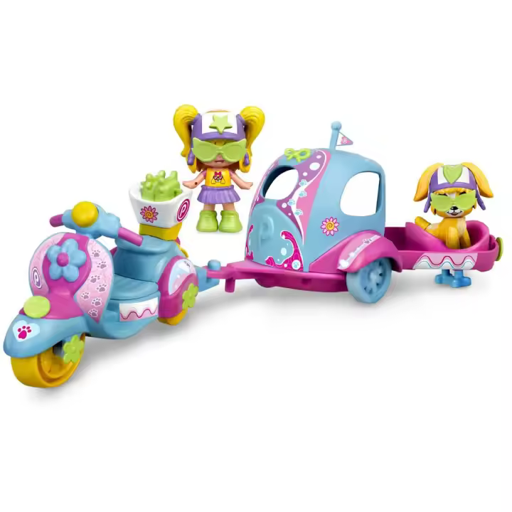 Pinypon My Puppy and Me Moto con Remolque Famosa 700016247 Sets de accesorios - 1