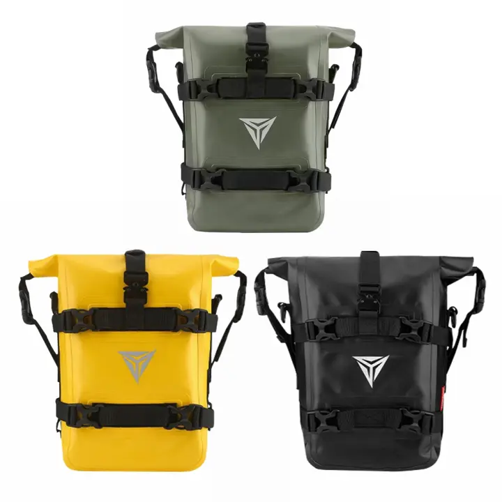 Bolsa De Moto Universal Impermeable Para Barra De Choque Motocicleta Aventura Bolsa Lateral De Motocicleta En 3 Colores - 1