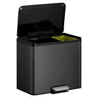 EKO Cubo de basura de pedal Essential 20+9 L negro - details 4