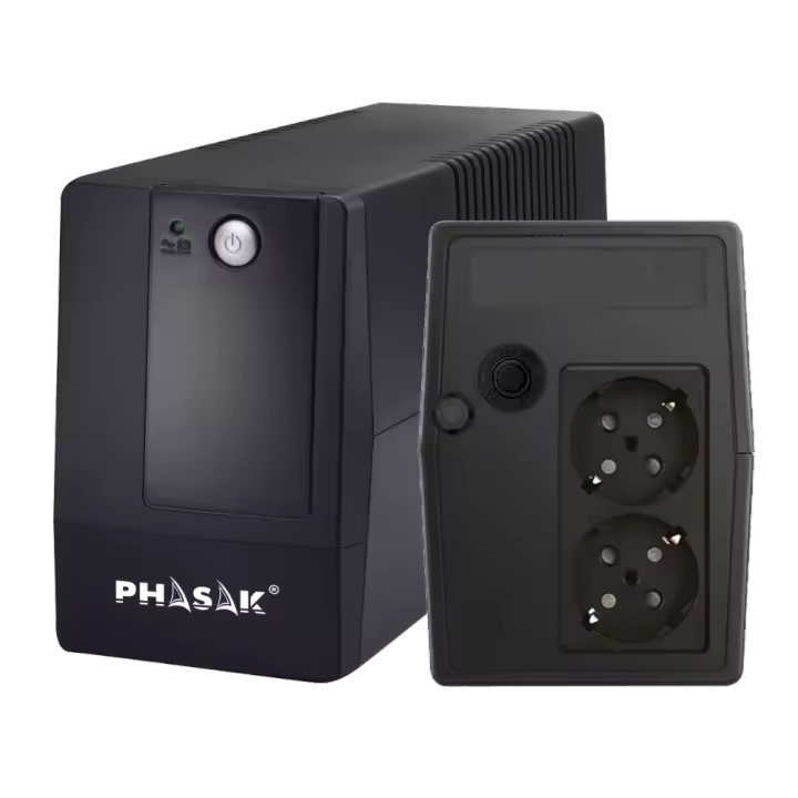 SAI / UPS  Phasak Basic Interactivo 800 VA – PH 9408 - Sistema de Alimentación Ininterrumpida UPS Salicru, Riello, Eaton - 1
