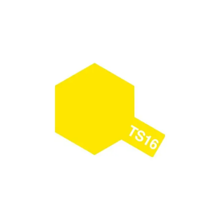 Pintura en Spray Sintética para Plástico de Secado Rápido y Acabado Fino Amarillo 100ml - 1