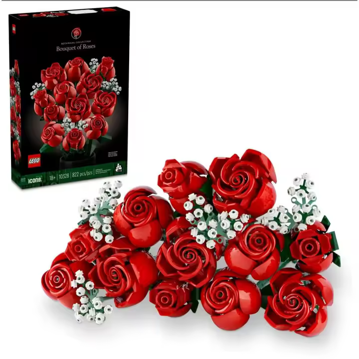 LEGO ICONS 10328: Ramo de rosas - 1