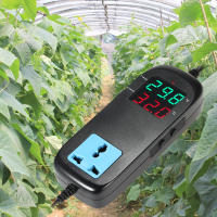 Controlador De Temperatura Electrónico LED Con Termocoplante Y Enchufe AC 90V～250V Para Cría De Animales Y Plantas - details 5