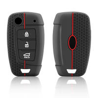Funda De Llave De Coche En Silicona Para Hyundai Tucson 2022 2023 Accent Solaris Elantra I30 I35 I40 Kona Celesta Sonata Creta Cubierta Protectora - details 0