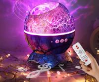 Proyector De Galaxia Con Huevo De Dinosaurio Y Control Remoto Altavoz Bluetooth Luz Nocturna LED Proyección Estelar Regalo Para Niños - details 27