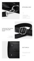 Bolso De Hombro Para Mujer De PU De Alta Calidad Y Tres Capas Suaves Bolso Cruzado De Lujo Diseñador a Main Bolsos De Mujer - details 7