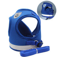 Juego De Arnes De Malla Para Perros Pequeños Y Gatos Accesorios De Entrenamiento Transpirables Para Bulldog Pug Cachorro Correa Respirable De Vínculo - details 9
