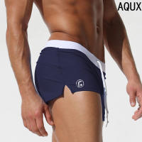 Bathing Suit for Men Low Waist Surfing Trunk Sexy Personality Swim Short with Pocket Beach Board Short Male Swimsuit Comfortable Fit - details 2