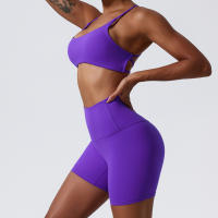 Sudadera Deportiva Para Mujer De Terciopelo Suave Alta Elasticidad Y Secado Rápido Cross Back Yoga Running Fitness Workout - details 32