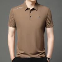 Camisa Polo Casual Para Hombre Con Insignia De Color Sólido Transpirable Y Cómoda Versátil Para Negocios Estilo Moderno - details 15