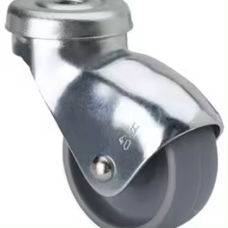 Rueda Giratoria Alex 3-19-30 de Polipropileno Gris - Resistente Hasta 15 Kg - 1
