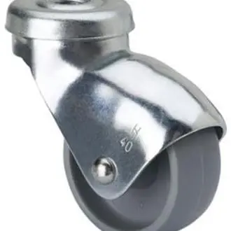 Rueda Giratoria Alex 3-19-30 de Polipropileno Gris - Resistente Hasta 15 Kg - 1