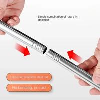 Set De Mopa Retráctil Para Techo Y Piso Con 4 Cabezas De Mopa Aluminio Microfibra Para Limpieza De Pisos Azulejos Ventanas Y Coche - details 4