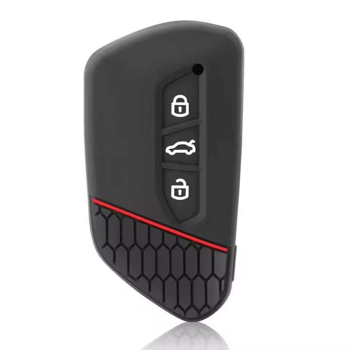 Funda De Llave De Coche En Silicona Para VW Golf 8 GTI ID 4 Seat Leon Cupra Formentor Skoda Octavia A8 Mk8 2020-2022 Accesorios Para Llaves De Auto - 1