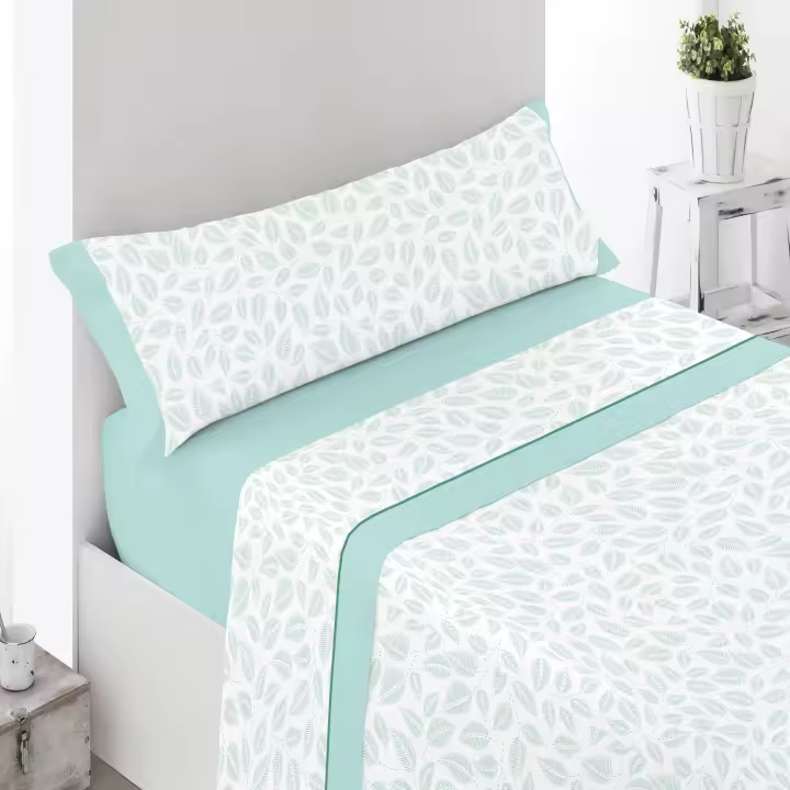 Vivid Torral - Juego De Sábanas Verano 50% Algodón 50% Poliéster Suave Frescas Transpirables Estampadas (3 y 4 piezas) - 1