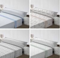 Juego de Sabanas  Modelo Aleatorio. ligero, suave, fresco. Juego de Cama 100% Microfibra tacto Satén. Cama de 150, 135, 90 y 105. Primavera, Verano. Dormitorio Elegante - details 0