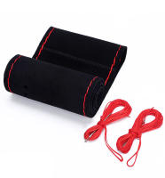 Funda De Volante De Cuero Universal 38cm Antideslizante Y Transpirable Para Protección Del Coche Accesorios Interiores De Coche - details 9
