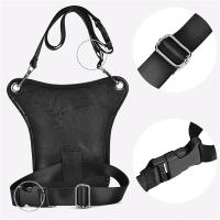 Bolsa De Pierna Impermeable PU Para Hombres Bolsa De Cintura Para Viaje Y Motocicleta Estilo Casual Monedero Transversal Hombro - details 4